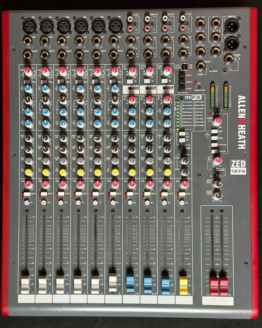 Allen&Heath Zed 12Fx Analogmischpult | 300 EUR - Gebrauchte